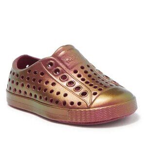 NEW Native Shoes Jefferson Iridescent Slip On Youth Shiny All Over shine Water